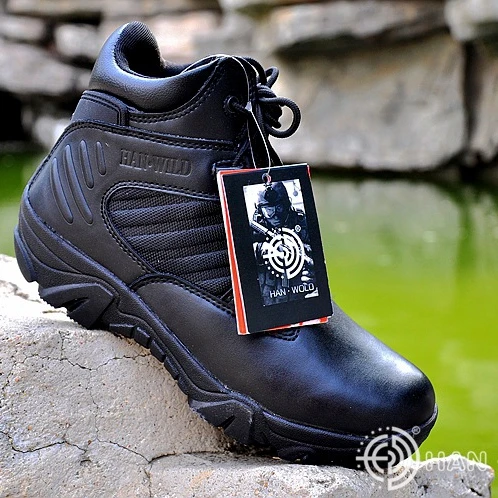 

Outdoor Climbing Shoes Tactical Combat Military Boots, Black ,sand