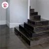 Prime stone black marble stair steps risers and treads
