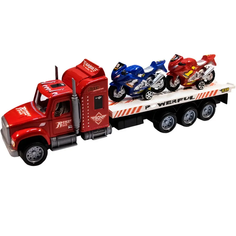 toy truck on flatbed