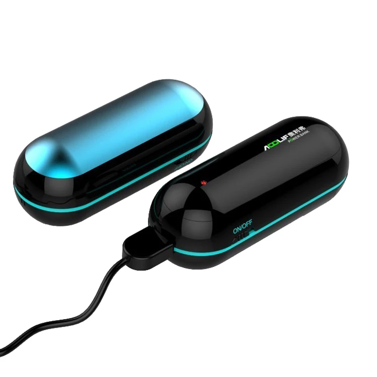 2800mah power bank with bright light LED torch romoss power bank hand warmer