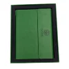 company gift items embossing logo pu leather business gift set luxury with logo