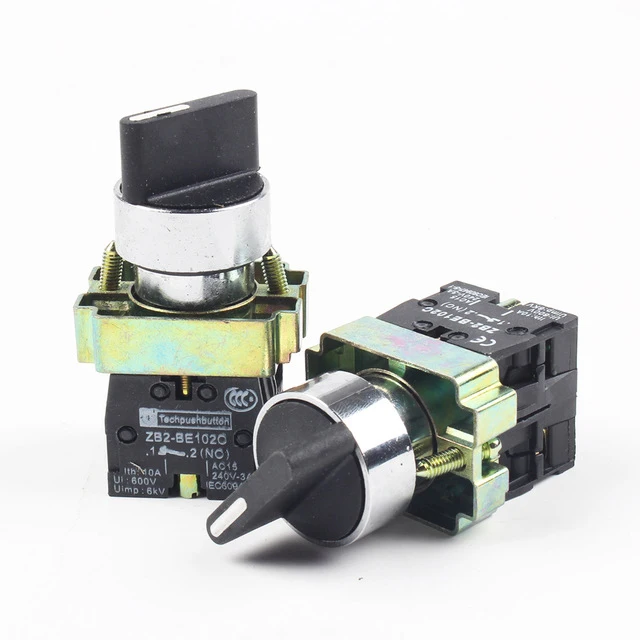 Xb2 Xb4 Xb5 Momentary Flat Push Button Switch Self Resetting 22mmno Nc Waterproof Marked Push 9330