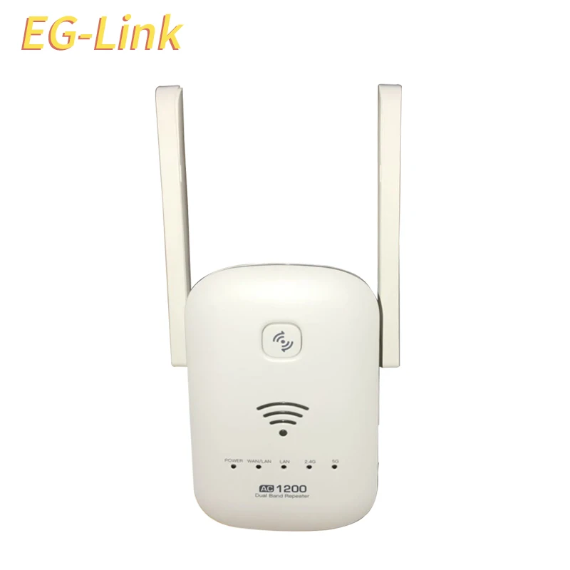 

802.11ac 5Ghz 1200Mbps Dual Band Wireless WiFi Range Wifi Repeater, White