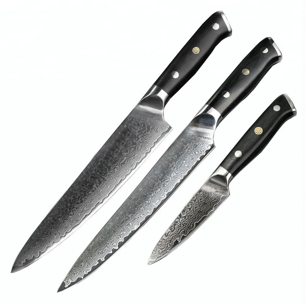 

Super quality damascus chef knife set