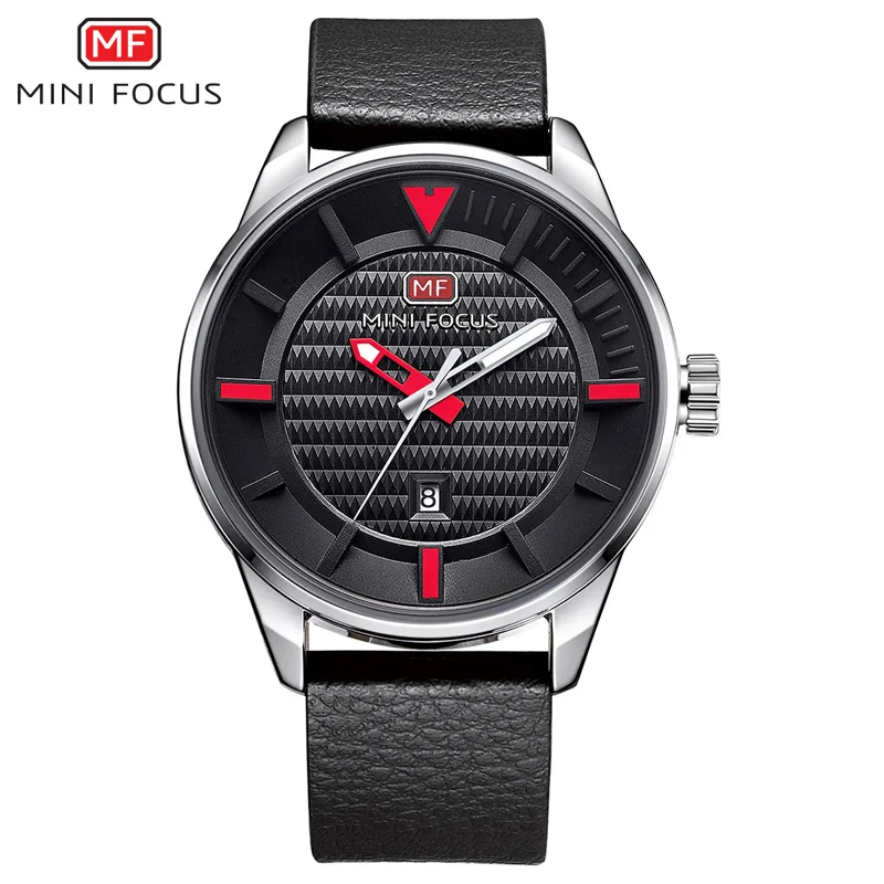 

MF0026G MINI FOCUS Military Business Watches Men Brand Sport Leather Quartz Luxury Watch, Any color available