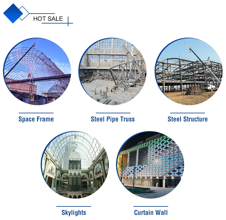 Prefabricated Light Steel Space Frame Sports Hall Construction