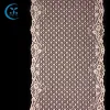 Hot selling stretch pink lace trim border for lingerie