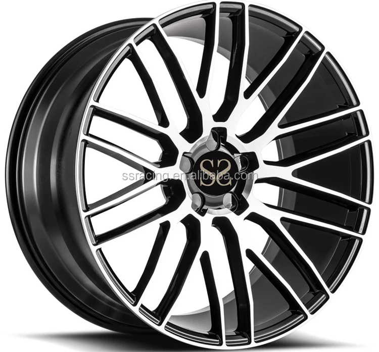 Black Machined Face Via Jwl Japan Standard Forged Aluminum Alloy Wheels ...