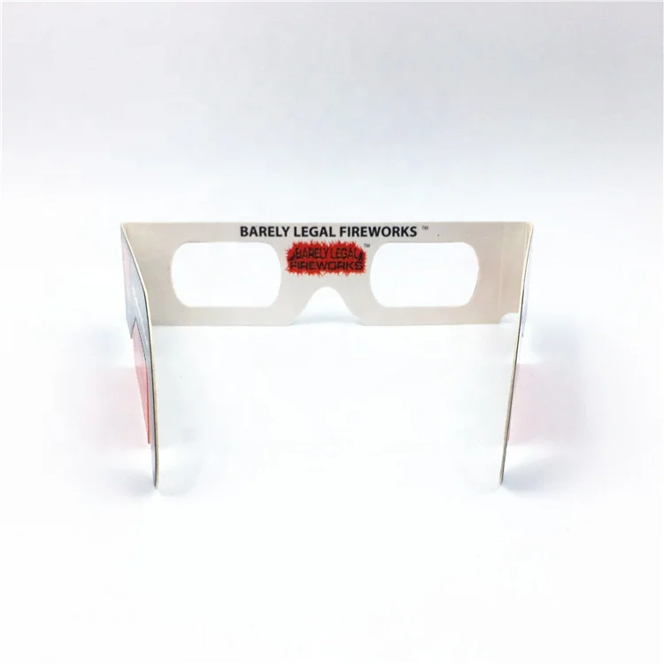 
3D Cardboard Fireworks Diffraction Glasses 