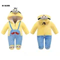 Brand 7 Styles Lovely Gift Baby Animal Cartoon Rompers Newborn Baby Warm Costume Soft Winter Flannel