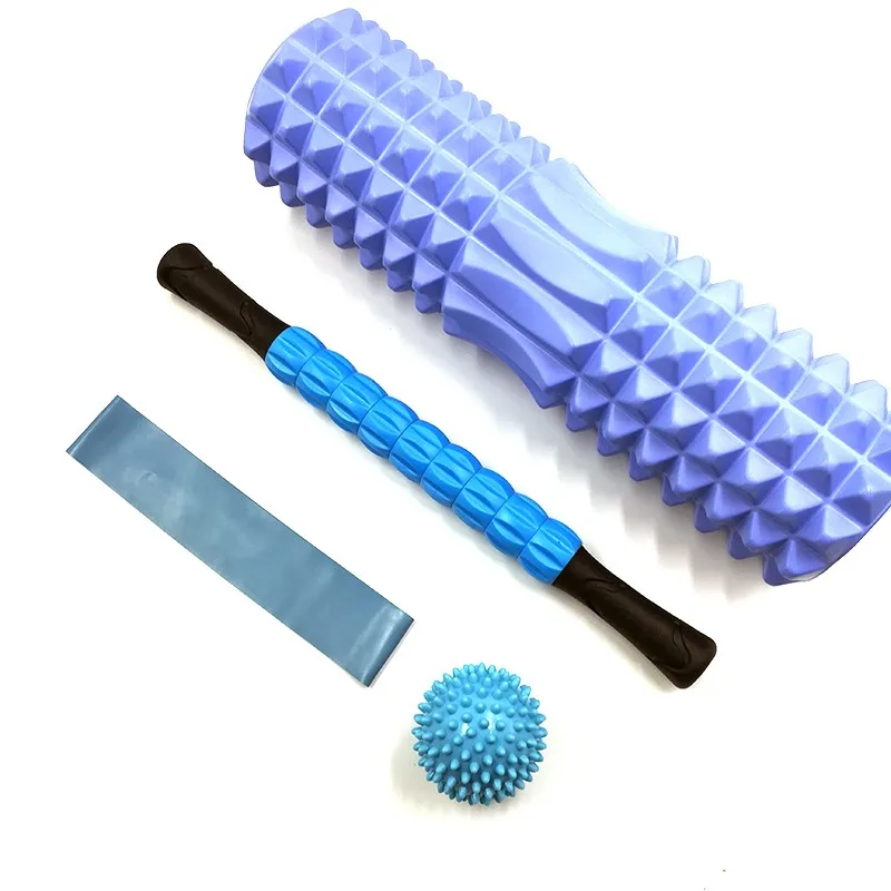 Custom Resistance Band Massage Stick Massage Ball Fitness Foam Roller