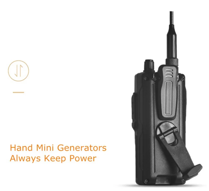 China Electronic Novelty Hand Crank Walkie Talkie For Outdoor