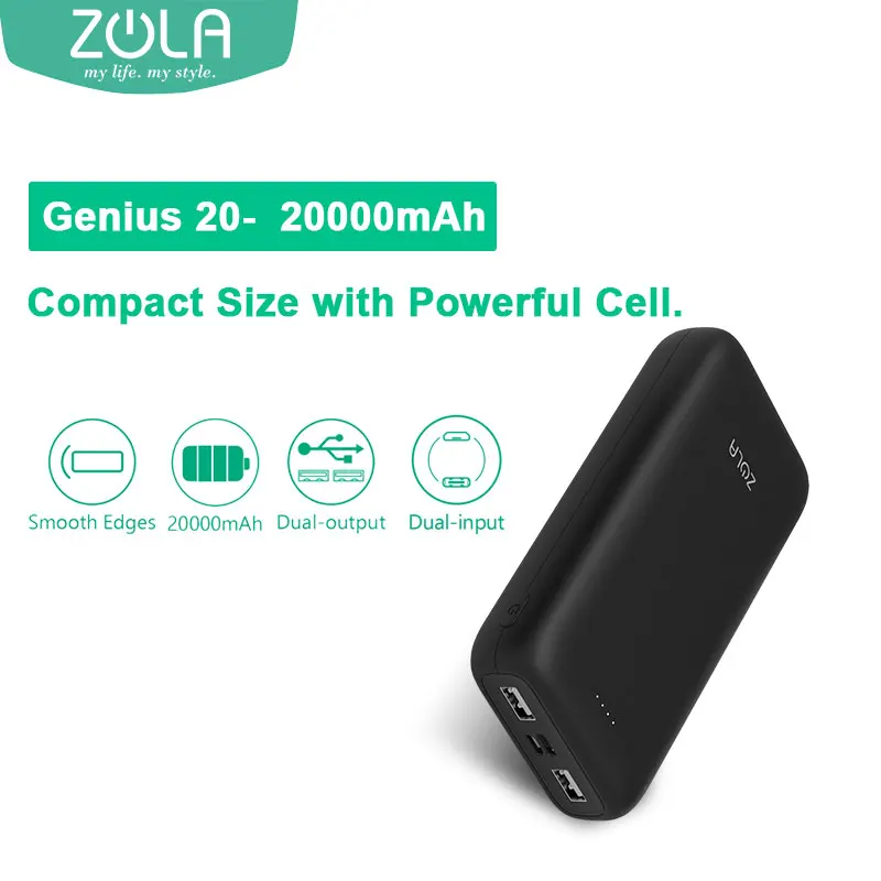 Unique 20000mAh Power Banks for iPhone Genius 20 RTS