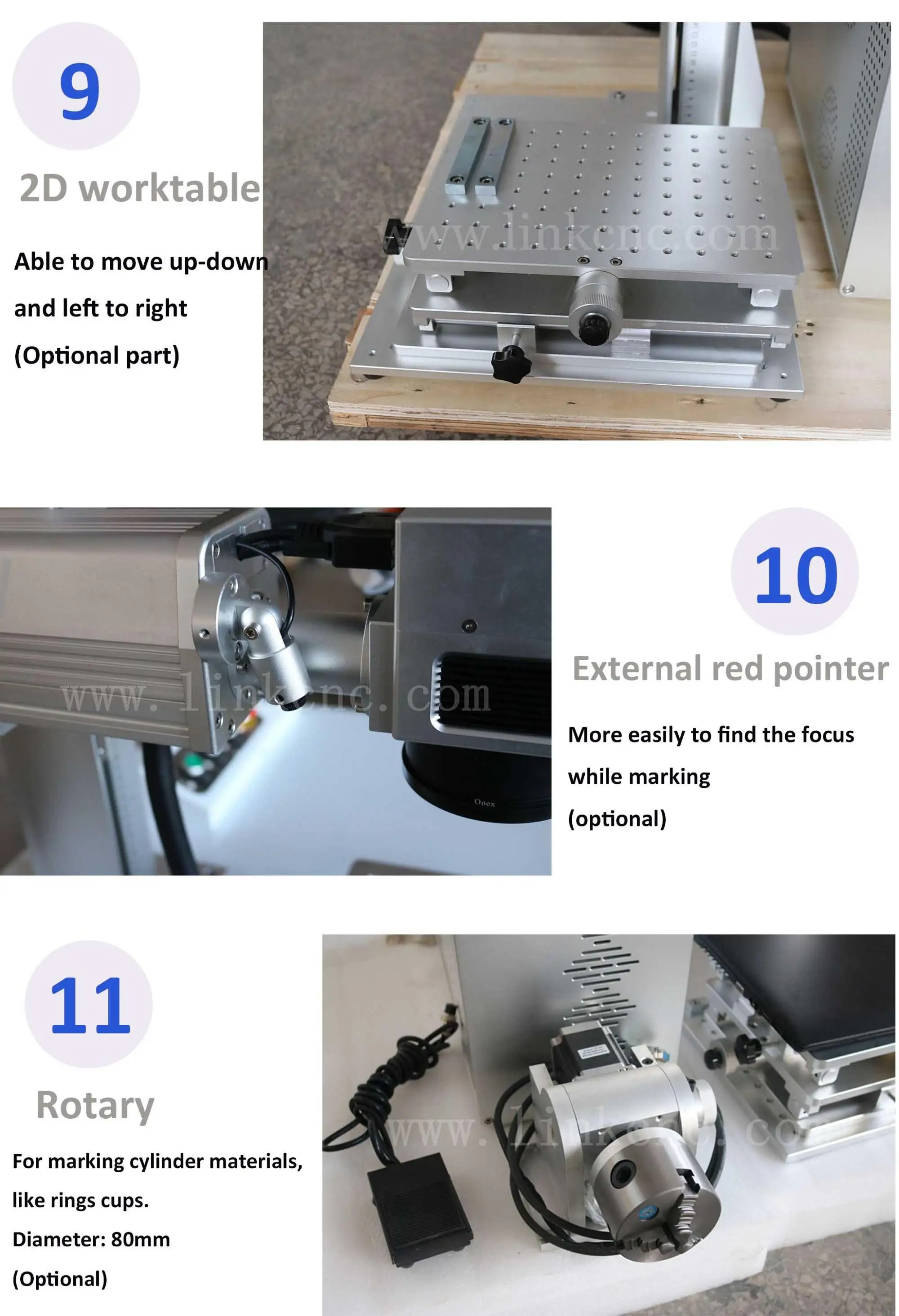 High performance 20W 30W 50W portable mini fiber laser marking machine