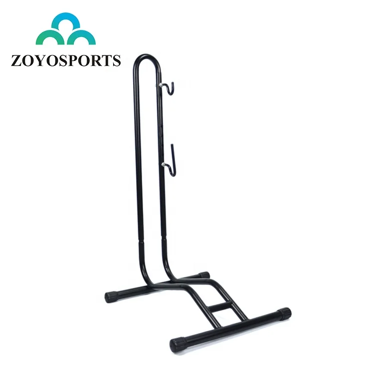 

ZOYOSPORTS Indoor Bicycle Floor Parking Rack Adjustable Bike Storage Repair Stand, Black