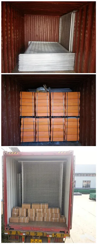 Australia Standard Event Removable Galvanized Temporary Construction Site Fence