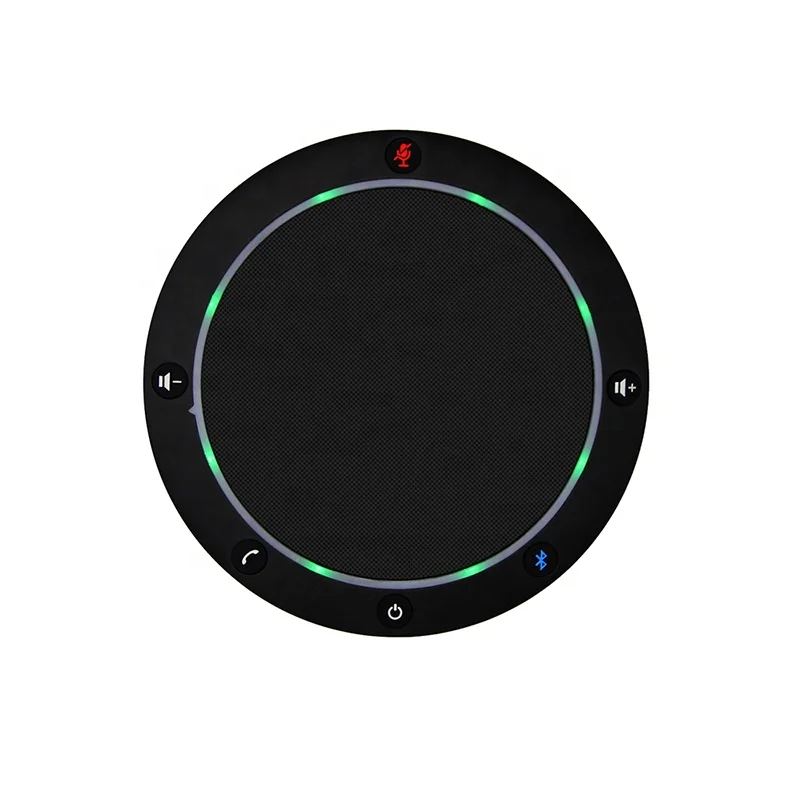 

Mini Usb Speaker Microphone Conference Table Microphone Skype, Black