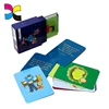 custom design colorful lovely learning flash card printing