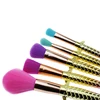 New Arrival Mermaid Foundation 5 pcs fish tail makeup brush set