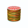 the colorful 0.45mm 0.5mm 0.6mm 100% polyester thread Round waxed thread for leather handle