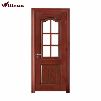 Sapele Solid Lattice Wood Half Glass Interior Door Design Buy Wood Glazed Door Lattice Wooden Door Wood Doors Design Product On Alibaba Com