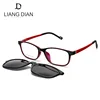 2018 Flexible high quality TR90 sports Sunglasses, spectacle eye glasses frames clip on magnetic sun glasses