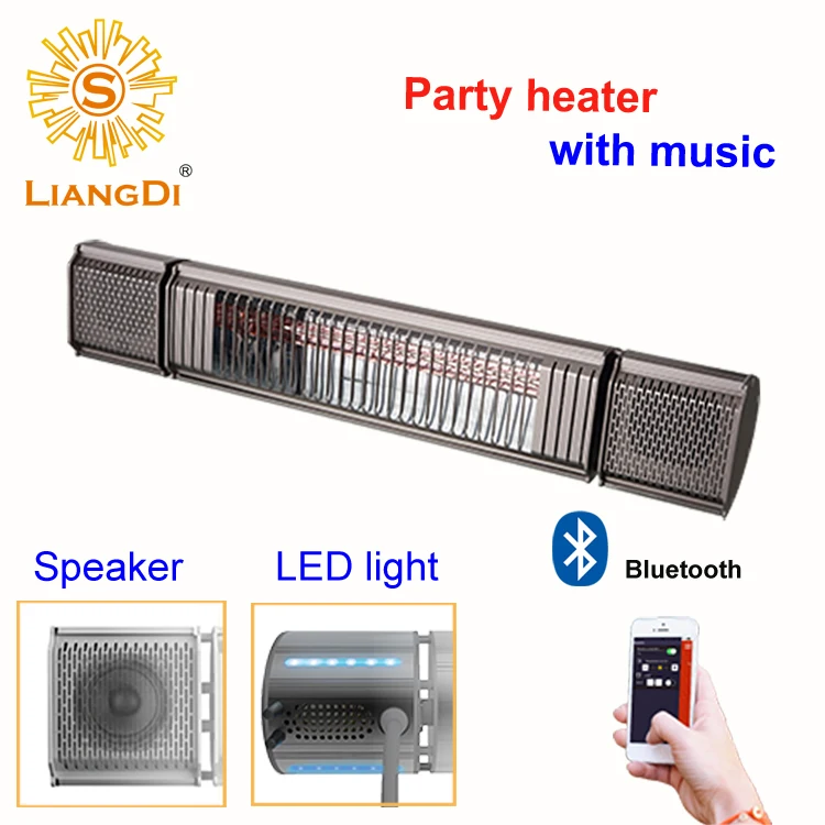 Waterproof Quartz Radiant Patio Infrared Outdoor Electric Wall