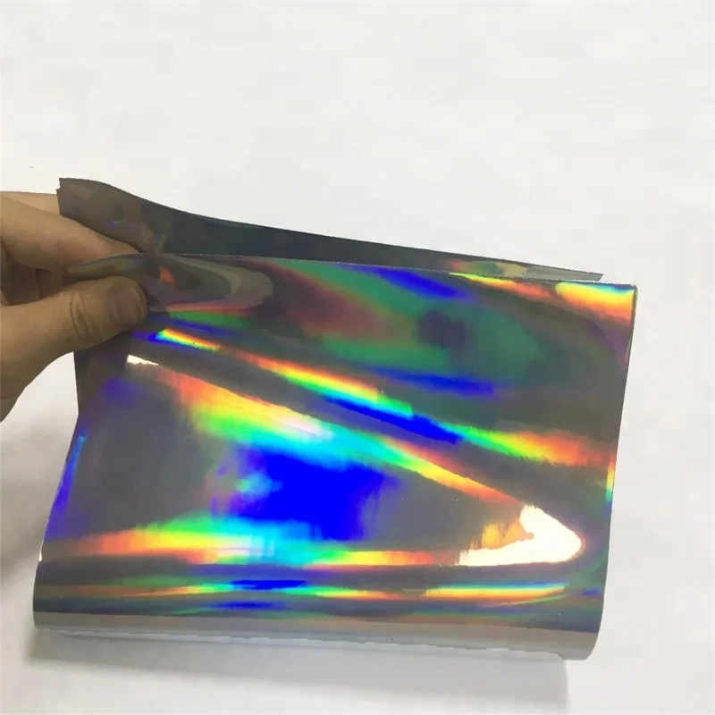 Holographic Laminated Pvc Plastic Laser Film For Making Crafts And Bags ...