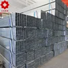 gi square pipe ms square tube price list/SHS steel pipe for building materials