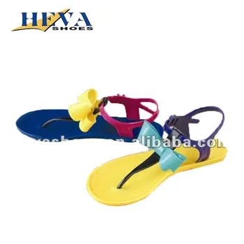 ladies jelly sandals