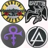 Iron On Embroidered Patches For Clothing Music Band Guns N Roses Rock Out Michael Jackson Prince Linkin Park