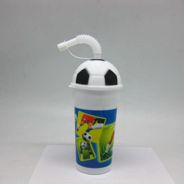 420ml Bpa Free Pp Plastic Football Shaped Children Drinking Cups With