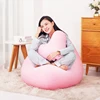 Washable All-Day Stress Relief Relaxation Heart Shaped Customized Bean Bag Sofa