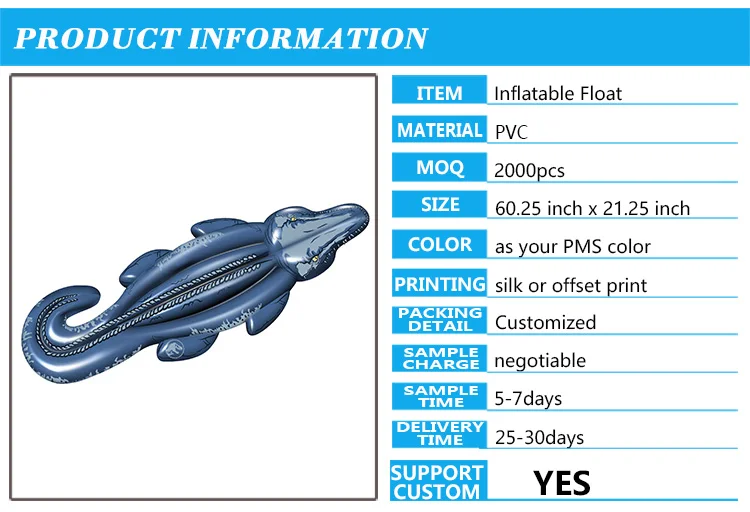 mosasaurus pool float