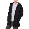 Classic Men's Winter Double-Layer Quilted Coat Hooded Windbreaker Jacket