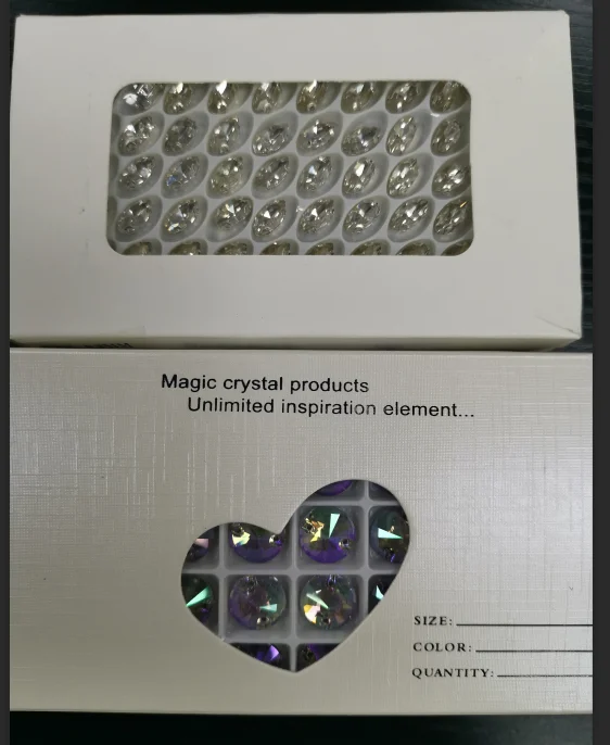 Wholesale High Quality Fishon Ellipse Shape Crystal Fancy Glass Gem