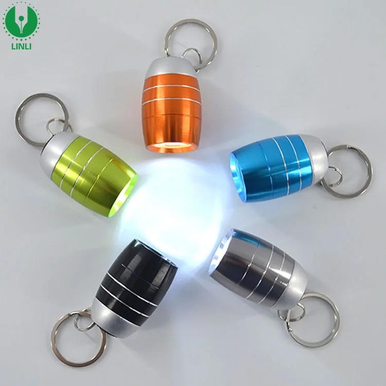 
Colorful Fashion LED Beer Keychain, Glow Keyring, Blinking Key Holder 