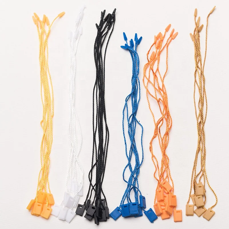 

Wholesale hang tag string custom brand logo hang tag cord, Custom color