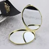 new fashion product Eco red lips Compact Stainless Steel Pocket Mirror heldhand double side decorative cosmetic mirror