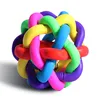 colours strengthen bitten bell ball cleaning teeth cat toy ball