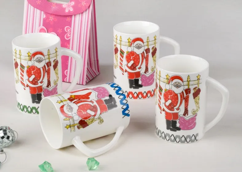 Wholesale 11oz Santa Claus Ceramic Mug For Christmas With Giftbox For