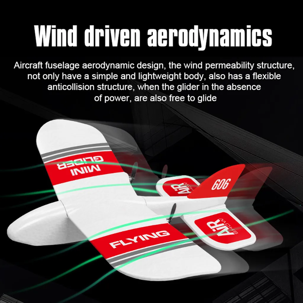 2019 New Arrival KF606 2.4Ghz RC Airplane Flying Aircraft EPP Foam Glider Toy Built in Gyro RTF Mini Foam Plane Toys Kids Gifts