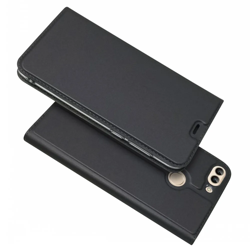 iCoverCase Ultra Thin Leather Wallet with TPU Case Phone Cover For Huawei P Smart Mobile Accessory