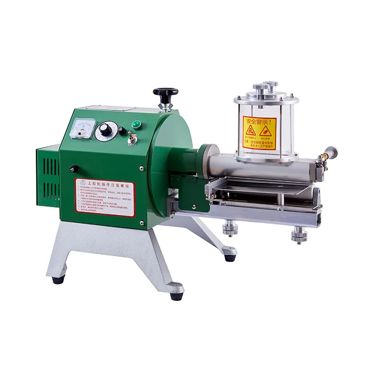 
200mm speed adjustable gluing machine high Speed Leather Paper Gluing Machine 
