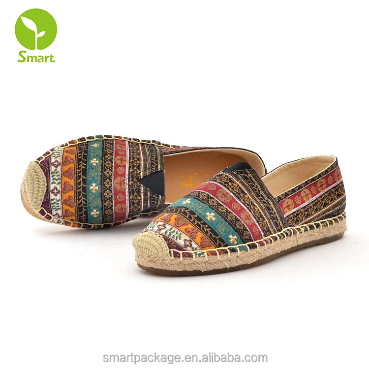 

Latest Colorful Canvas Espadrille Shoes For Women, Customized