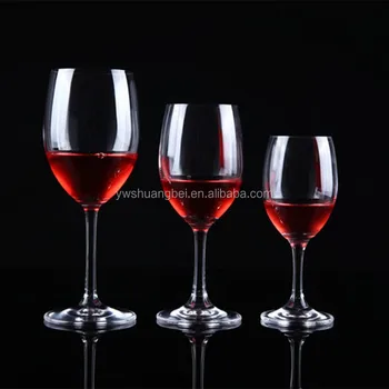 Cheap Price Crystal Unbreakable Stemmed Red Wine Glass Gift Box