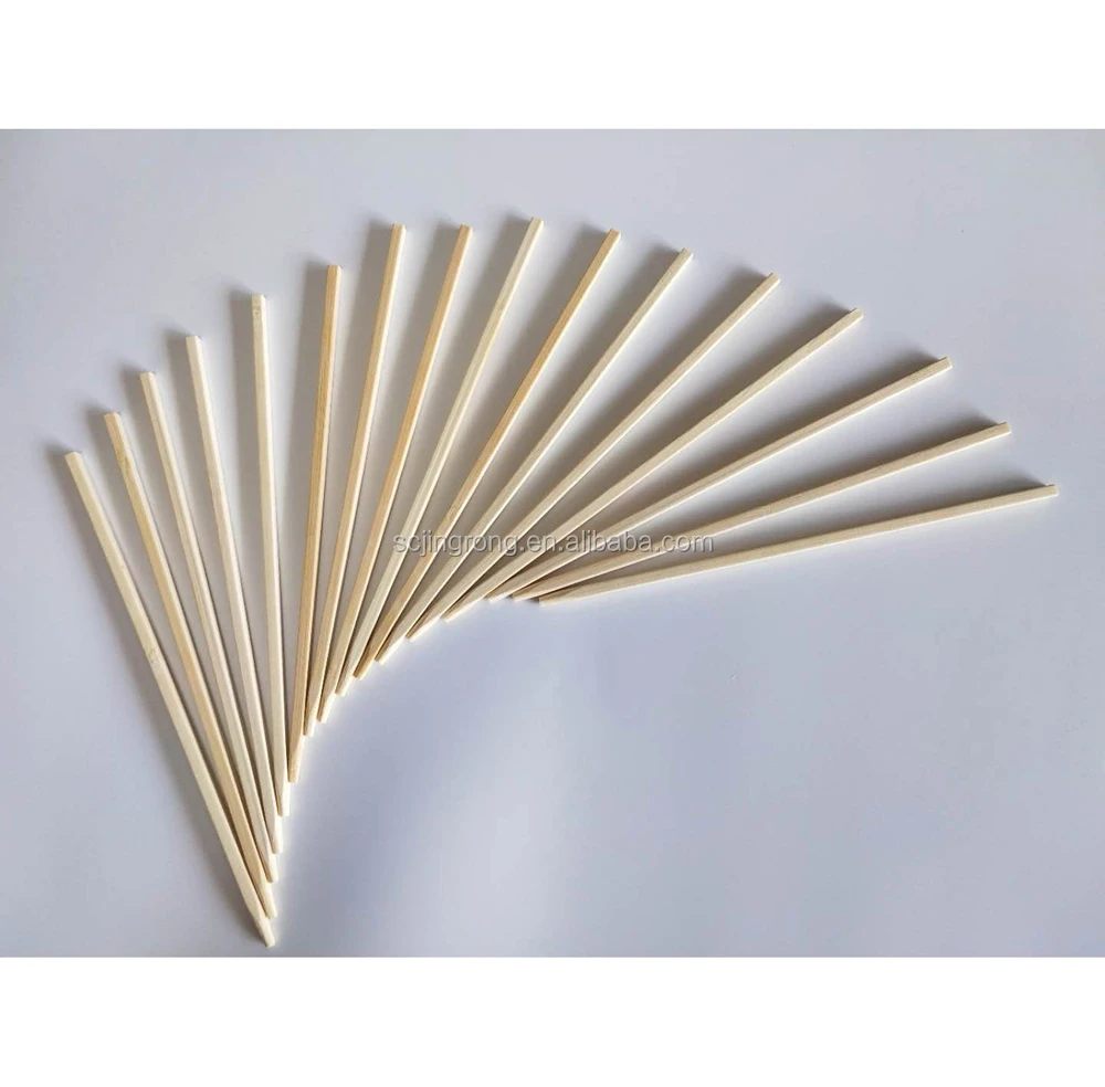 
Square dried bamboo sticks for bbq skewers line production 