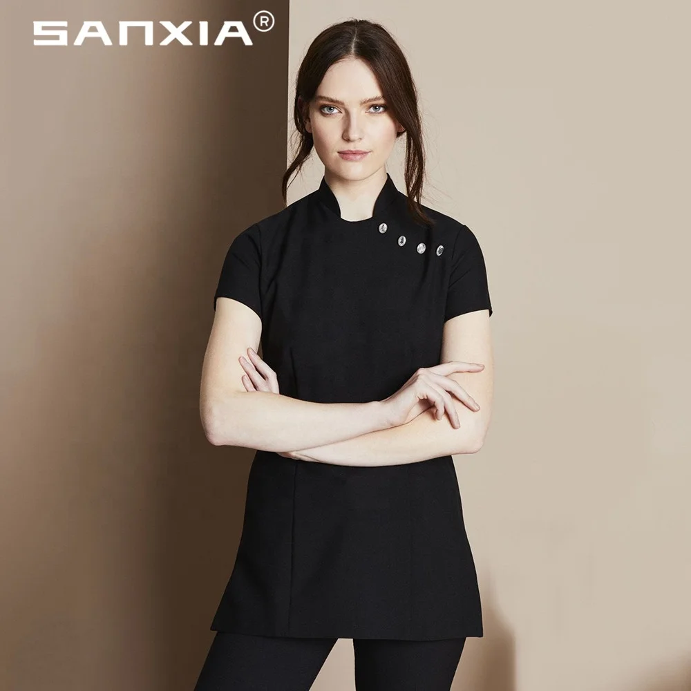 

2019 new style women fashionable nurse uniform medical scrubs
