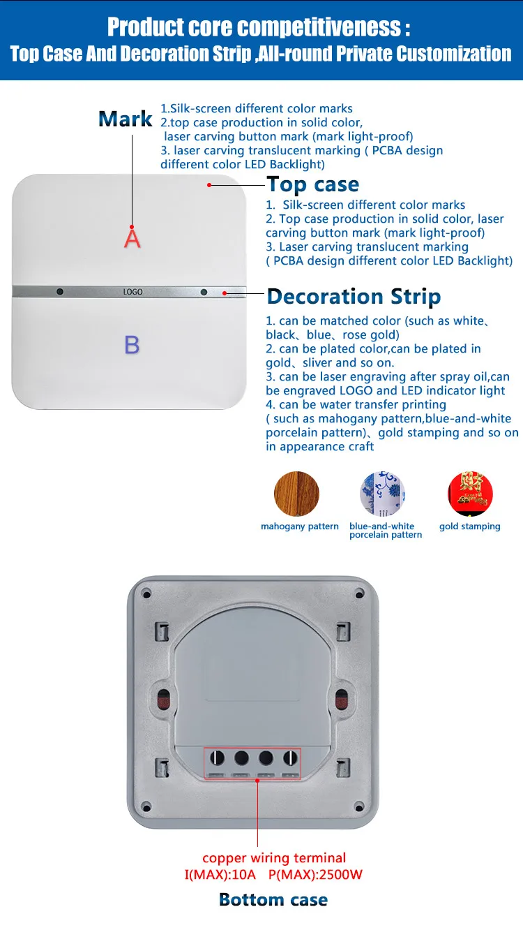 Electrical Switch Eu Standard Touch Switch Panel Wall Smart Home Touch Sensor Switch Box View Touch Sensor Switch Aolaisite Product Details From Shenzhen City Aolaisite Plastic Electronics Co Ltd On Alibaba Com