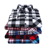 

2019 New Men's Plaid Flannel Shirt 5XL 6XL Comfortable Spring Shirt Business Casual Long-sleeved Plus Size Mens Shirts